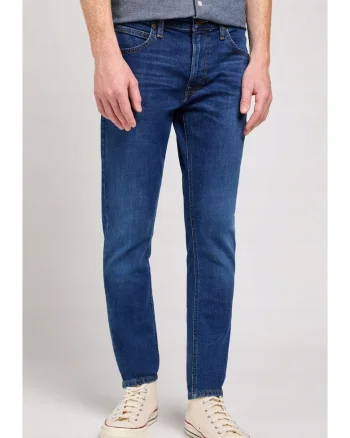 Blugi  Luke, slim tapered, bleumarin, Albastru