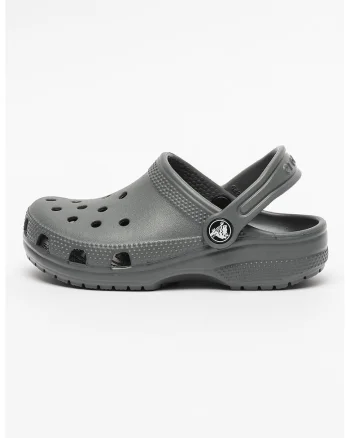 Saboti slingback cu perforatii, Gri