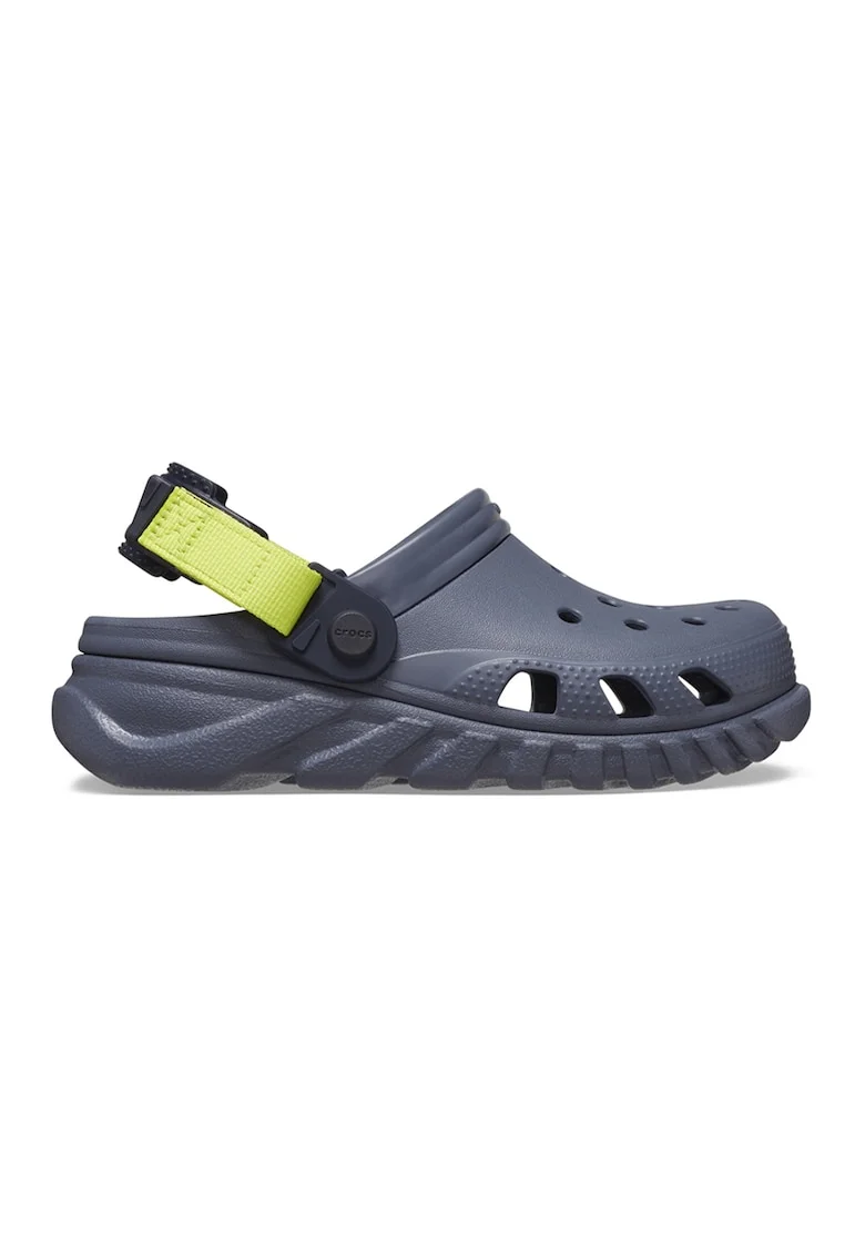 Saboti slingback cu aspect perforat, Albastru ultramarin