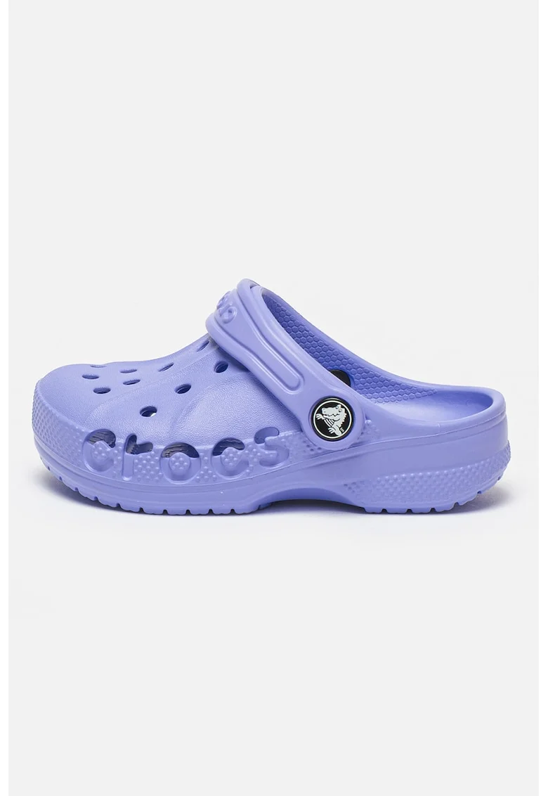 Saboti slingback cu perforatii, Ametist