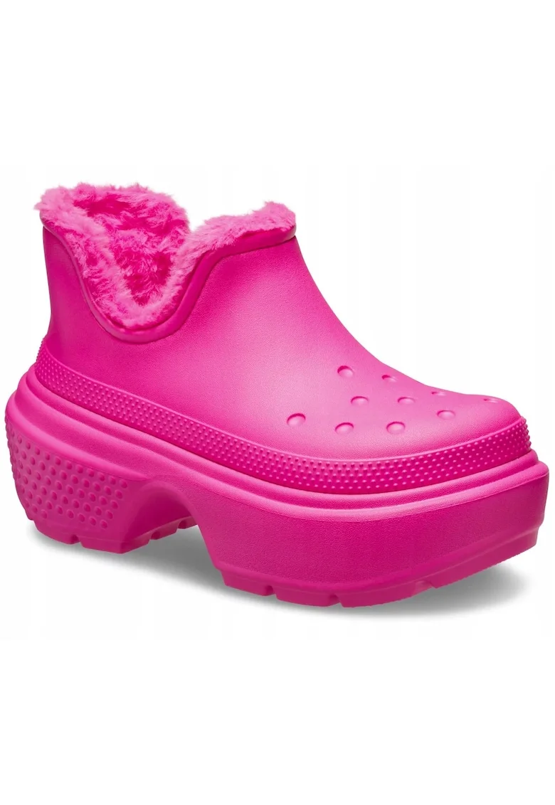 Saboti Izolati Femei,  Stomp Lined Shorty Boot, Roz, Roz