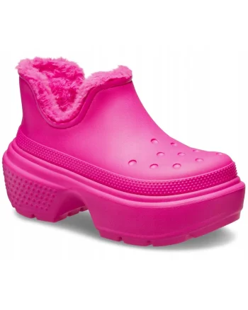 Saboti Izolati Femei,  Stomp Lined Shorty Boot, Roz, Roz