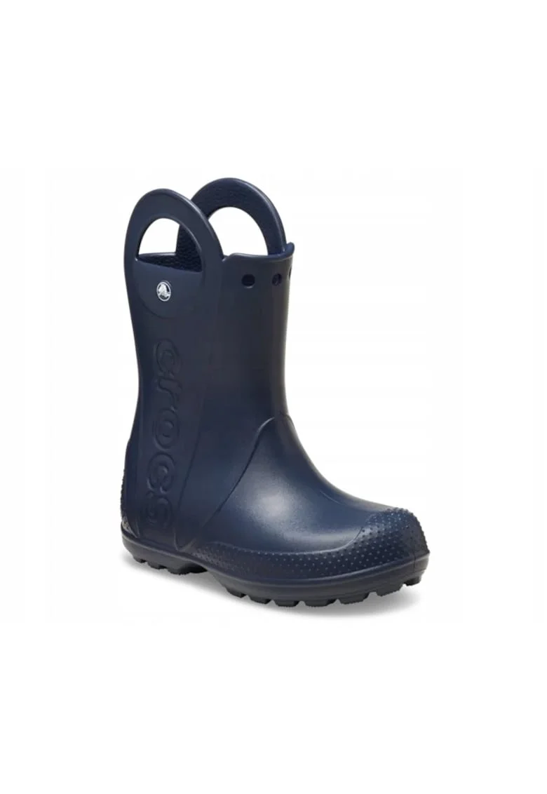 Cizme de ploaie cu logo Copii, Handlle Rain Boot, Albastru, Albastru