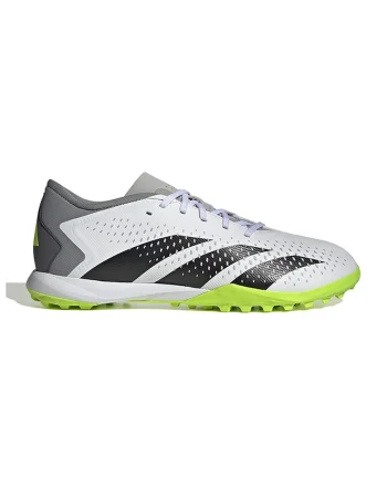 Pantofi pentru fotbal Predator Accuracy.3, Gri/Alb murdar/Verde lime