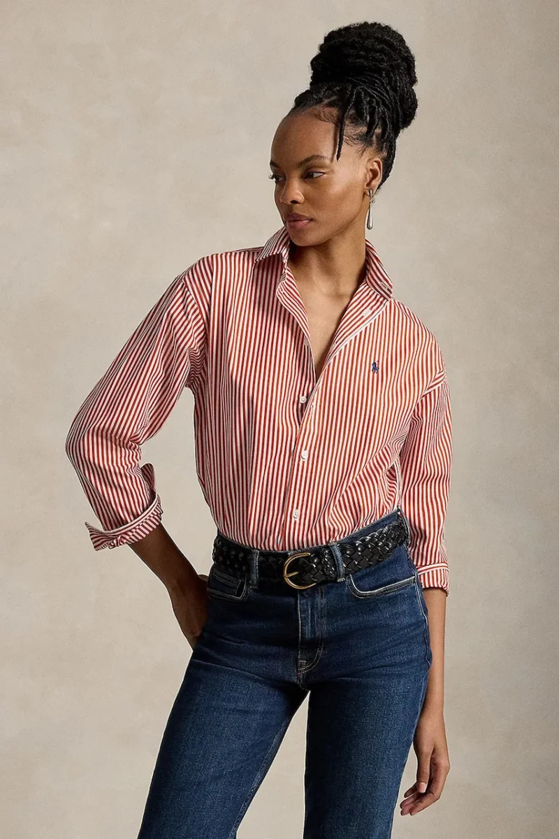 Polo Ralph Lauren cămașă pentru femei din bumbac
