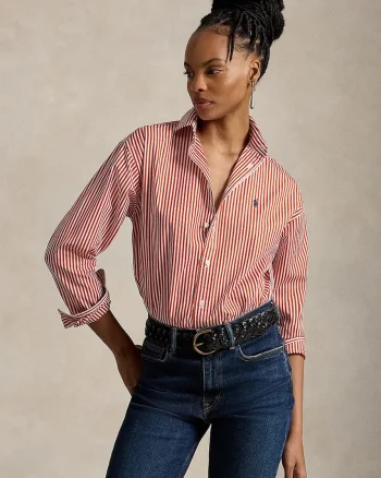 Polo Ralph Lauren cămașă pentru femei din bumbac