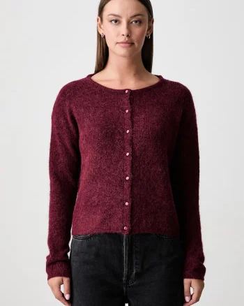 Mos Mosh cardigan pentru femei cu lână Almine