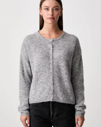 Mos Mosh cardigan pentru femei cu lână Almine