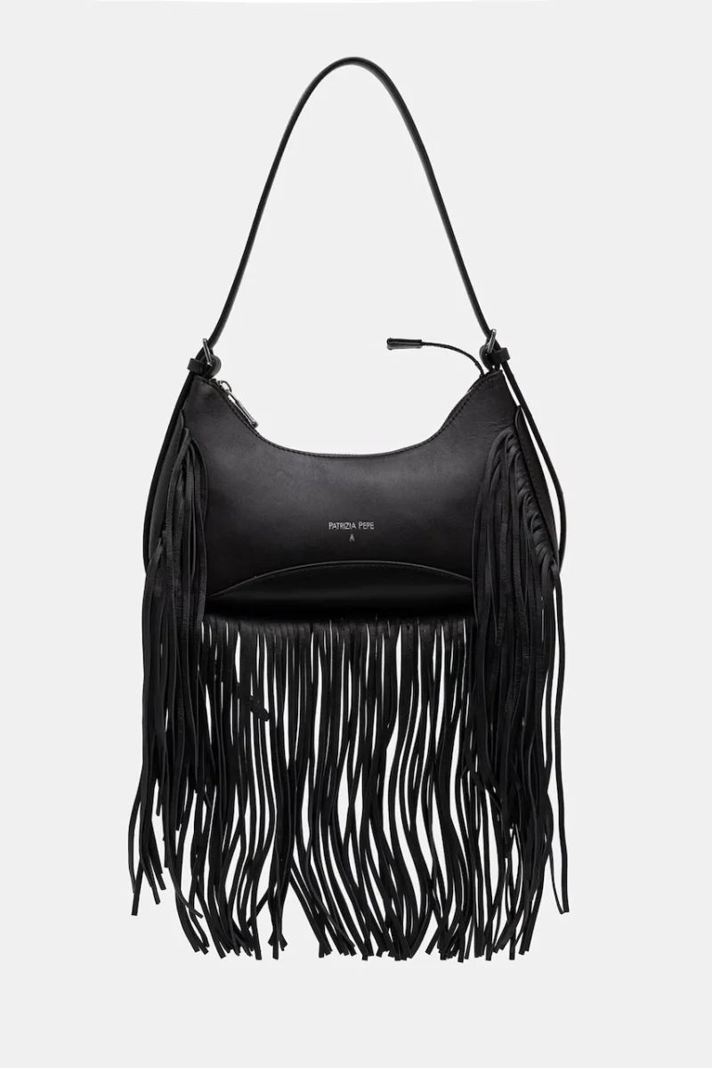 Patrizia Pepe hobo bag pentru femei din piele