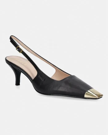 Furla pantofi cu toc stiletto din piele Metal Decollete