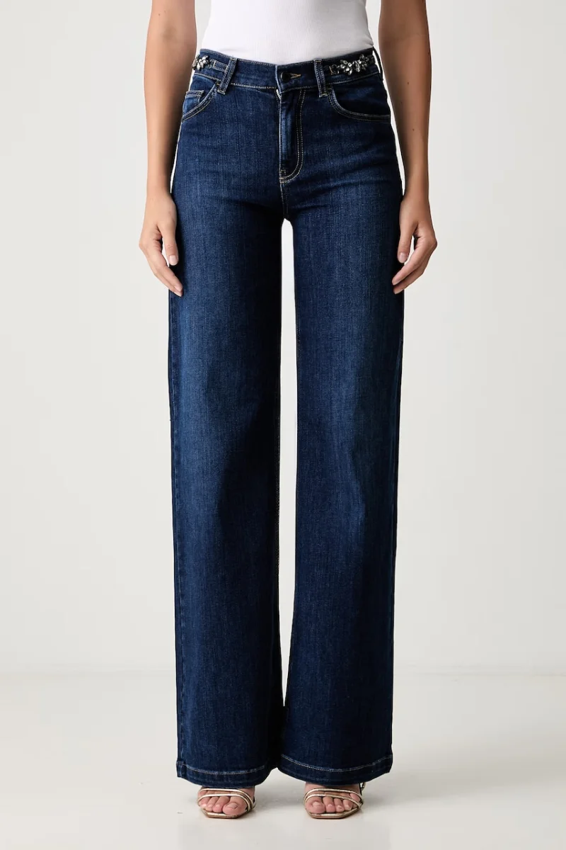 Liu Jo blugi wide leg pentru femei