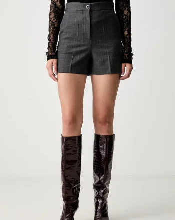 Pinko pantaloni scurți pentru femei cu amestec de lână