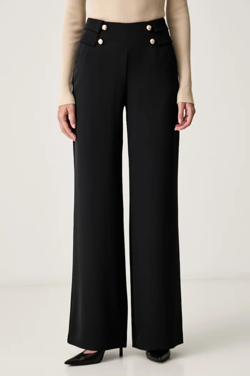 Marciano by Guess pantaloni straight pentru femei WHITNEY