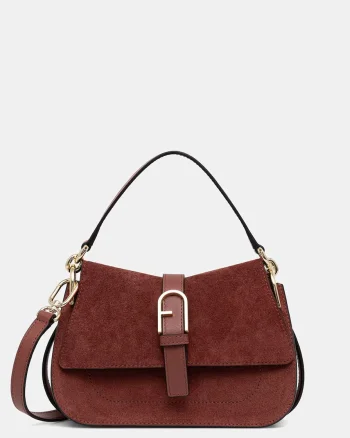Furla geantă crossbody pentru femei din piele întoarsă