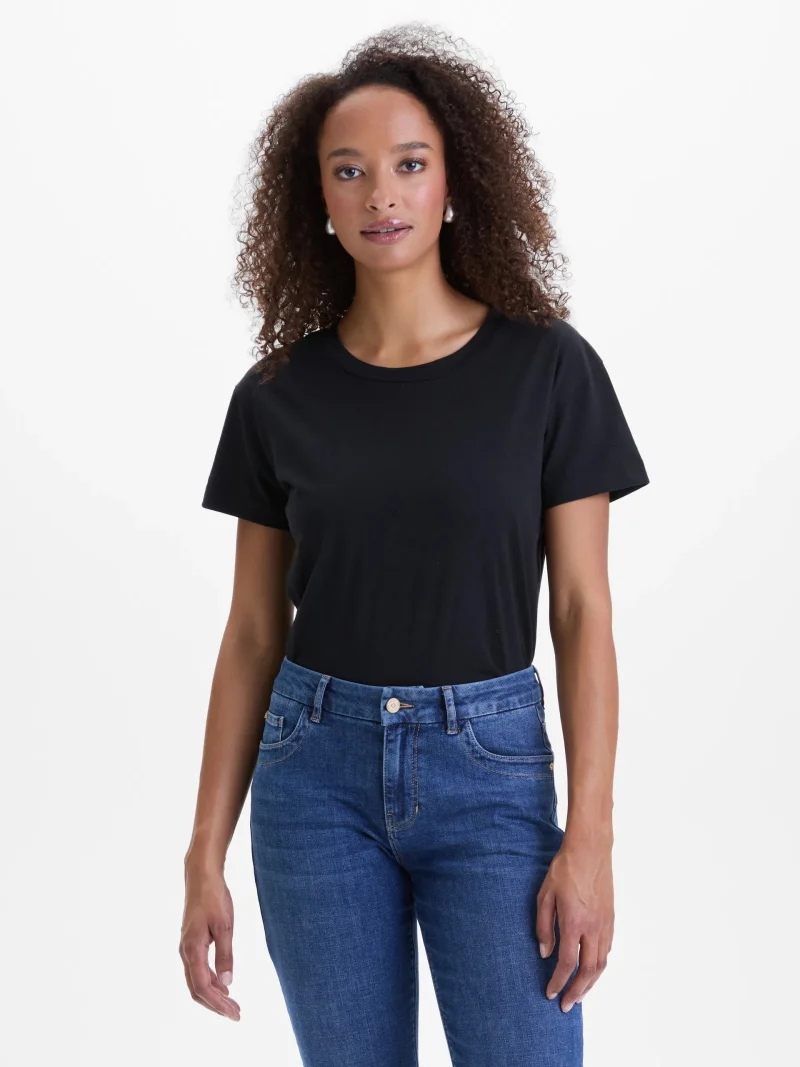 Tricou uni damă ORSAY negru - XS