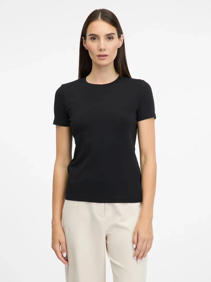 Tricou uni damă ORSAY negru - XS