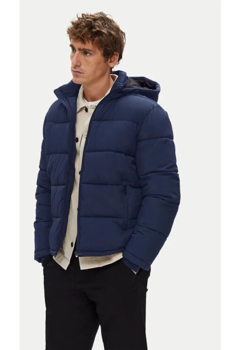 Geaca barbati,  Cooper 16089957, Bleumarin, Nylon