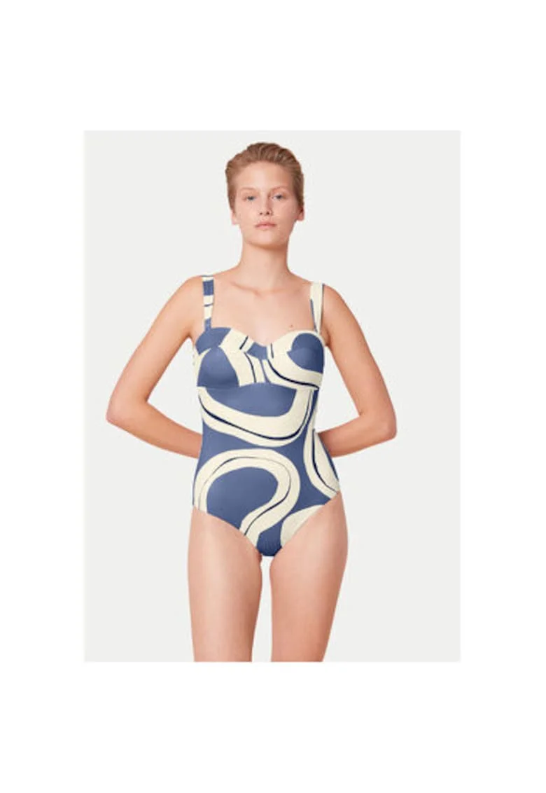Costum de baie dama,  303574291, Albastru
