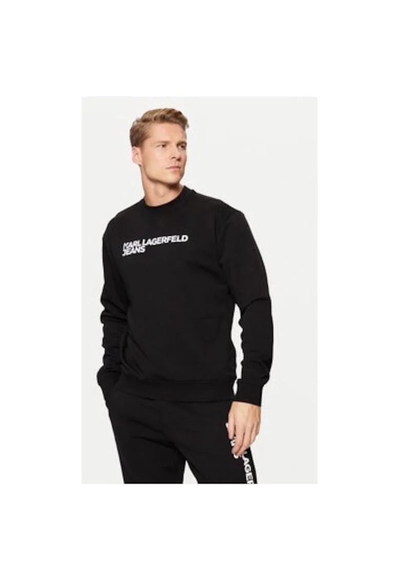 Bluza barbati,  304613678, Bumbac organic, Negru, Negru