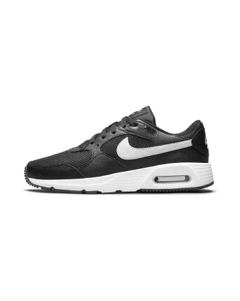 Pantofi sport Air Max cu insertii din piele, Negru