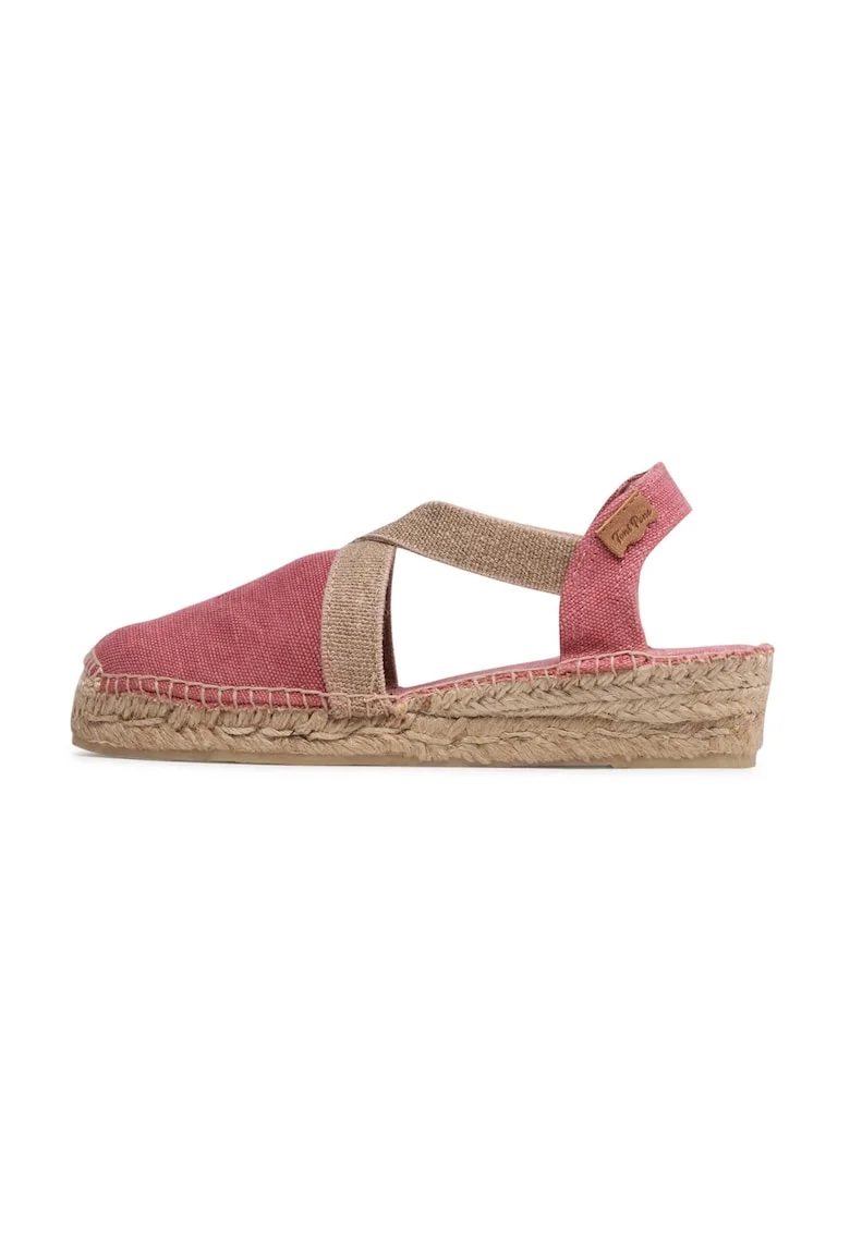 Espadrile dama,  203620, Textil, Roz