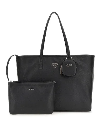 Geanta shopper cu etui interior, Negru
