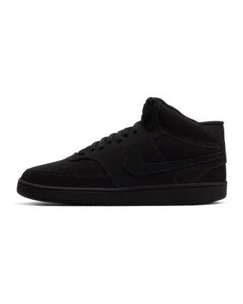 Pantofi sport mid-high Court Vision, Negru