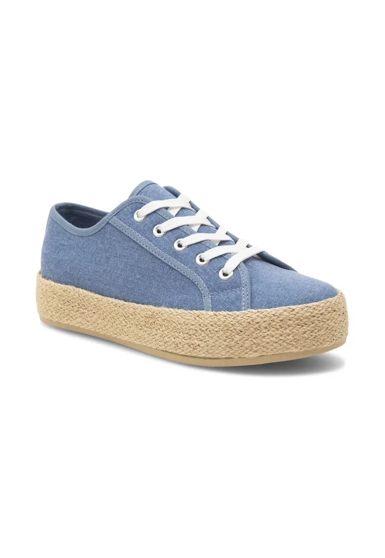 Espadrile dama,  438731, Sintetic, Albastru