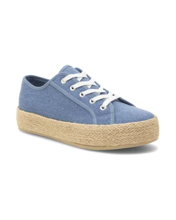 Espadrile dama,  438731, Sintetic, Albastru
