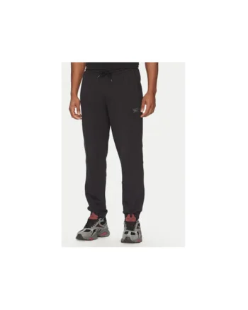 Pantaloni de trening barbati  100214075, Bumbac, Negru, Negru