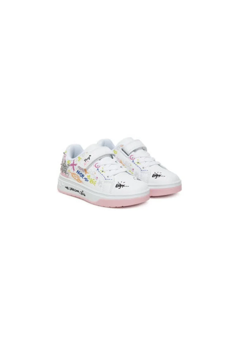 Adidasi sport copii,  multicolor, piele ecologica - 54677