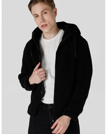 Jacheta De Barbati Negru.Regular Fit