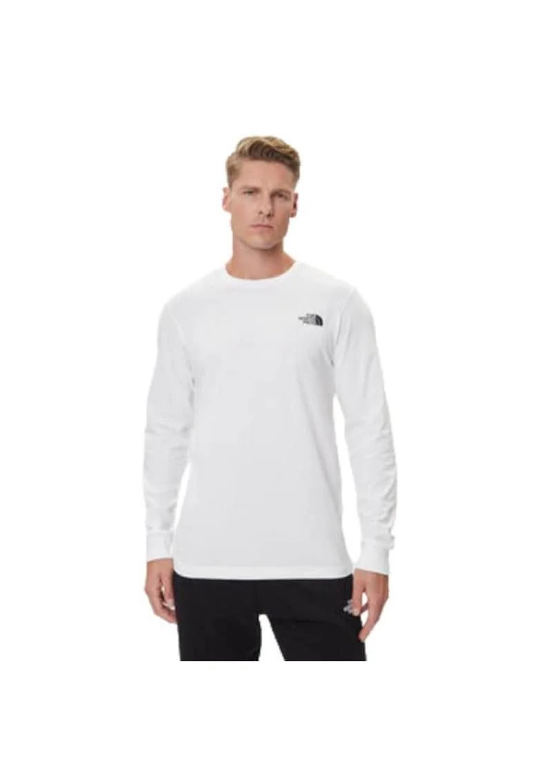 Bluza sport barbati,  bumbac/poliester, alb