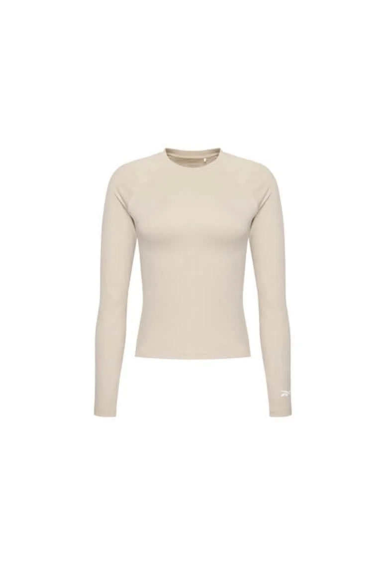 Bluza sport dama,  Poliester/Elastan, Bej