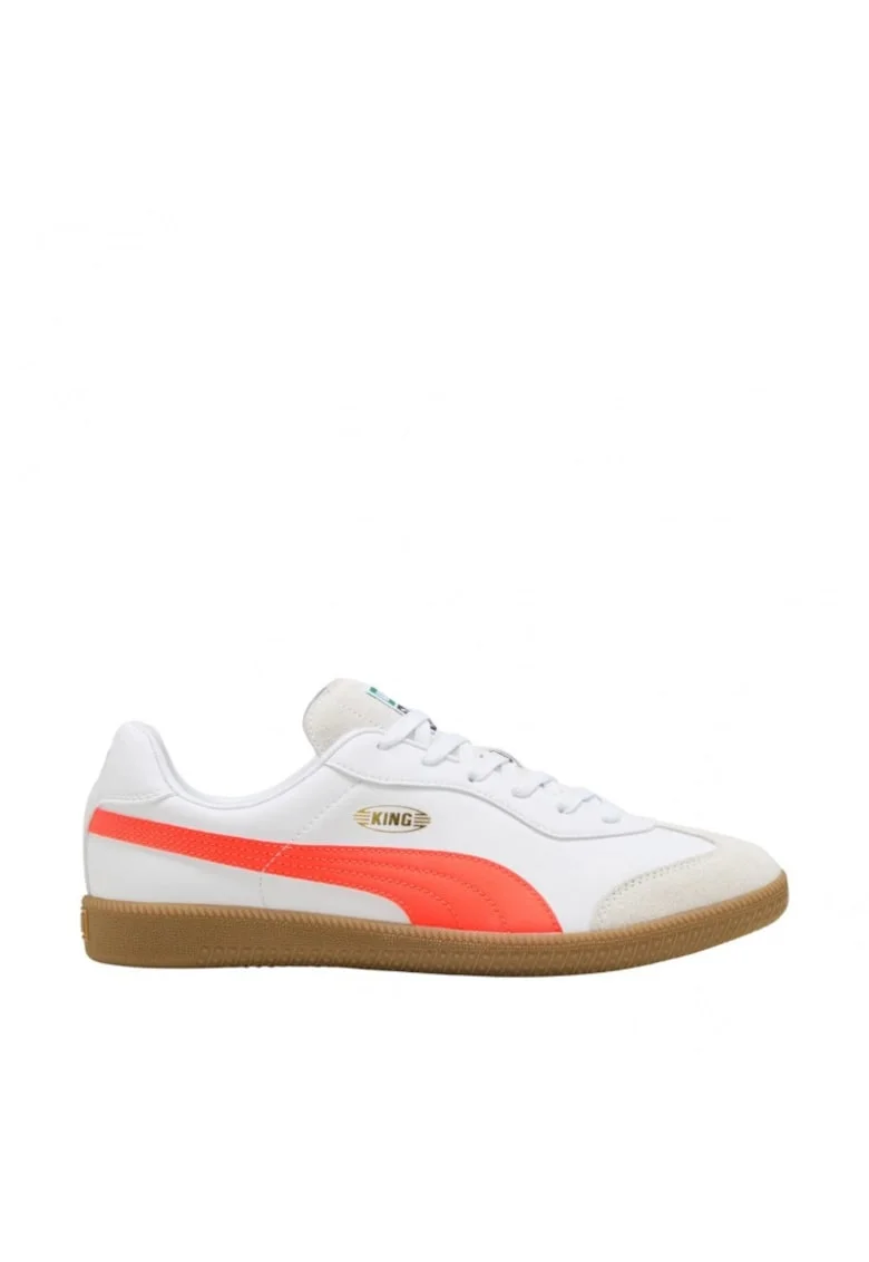 Pantofi sport barbati 106696 15,  Alb/Portocaliu