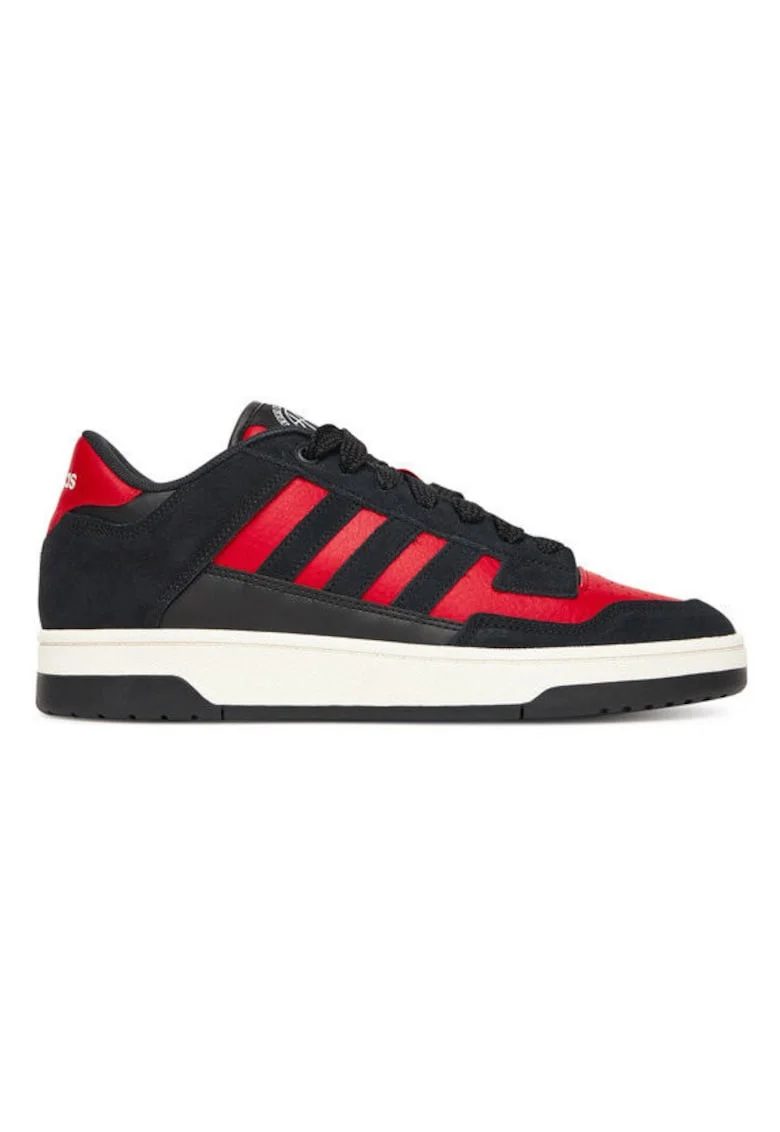 Pantofi sport barbati,  Rapid Court Low, negru/rosu, piele ecologica