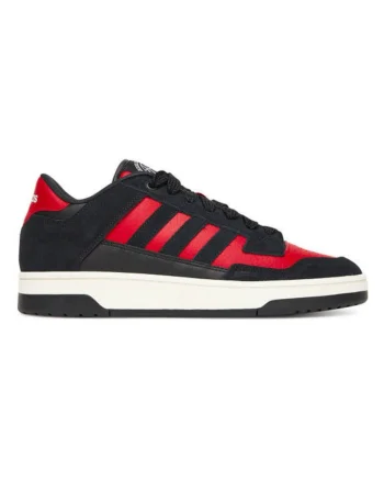 Pantofi sport barbati,  Rapid Court Low, negru/rosu, piele ecologica