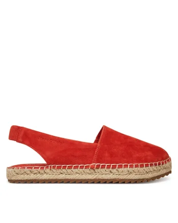 Mocasini dama,  espadrile Burnt Orange, piele naturala