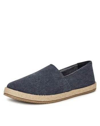 Espadrile barbati,  albastri, textil