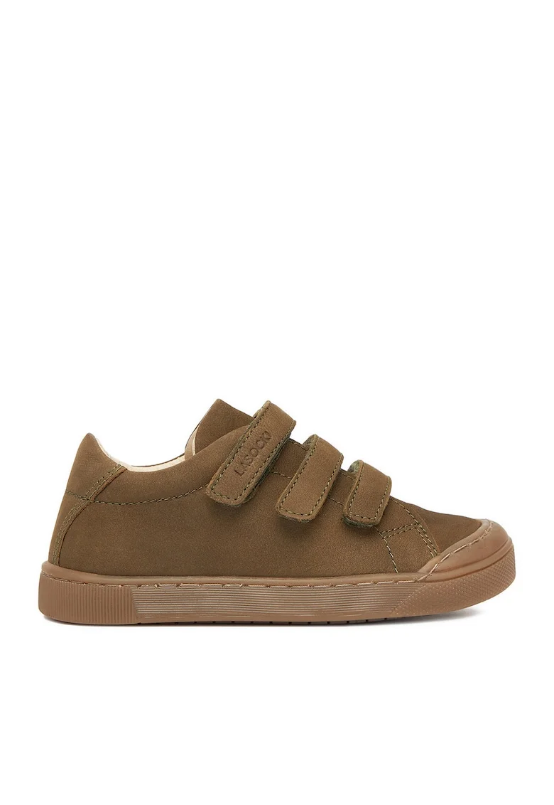 Ghete sport baieti,  piele naturala, maro,
