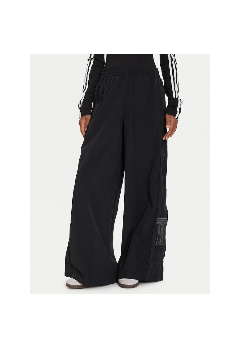 Pantaloni sport dama  negru, trening, largi