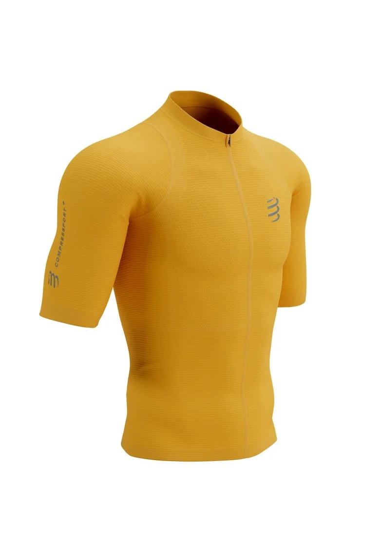 Tricou alergare barbati  Trail Racing Postural FW 2024-Portocaliu-