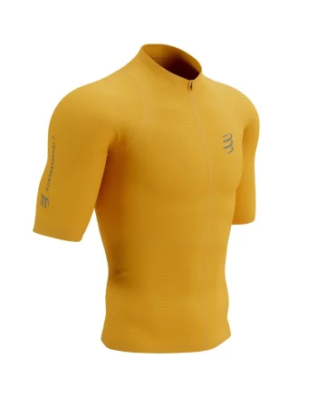 Tricou alergare barbati  Trail Racing Postural FW 2024-Portocaliu-