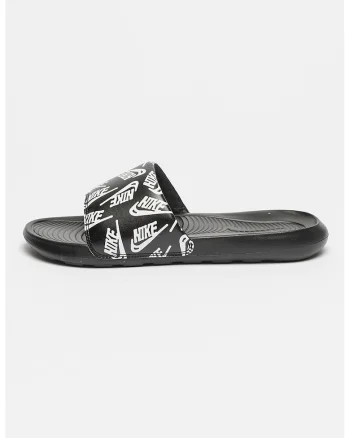 Papuci cu logo Victori One, Negru