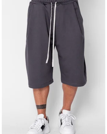 Pantaloni scurti Super Oversized Balloon Fit Grey Anthracite 21486