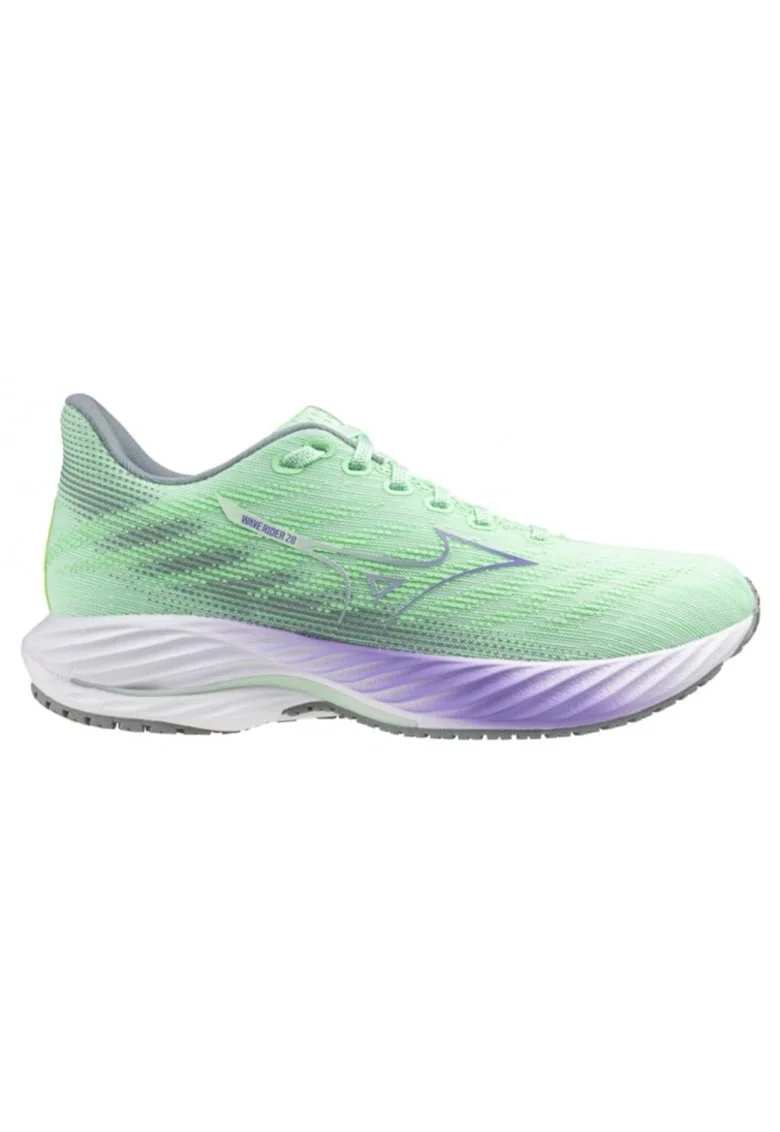 Pantofi alergare dama  Wave Rider 28 SS 2025, Verde/Mov