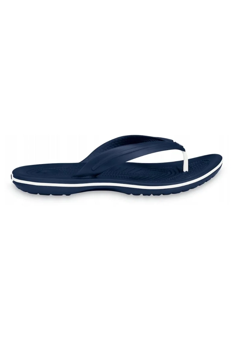 Slapi barbati, ™ Crocband Flip, Material sintetic, Albastru inchis,
