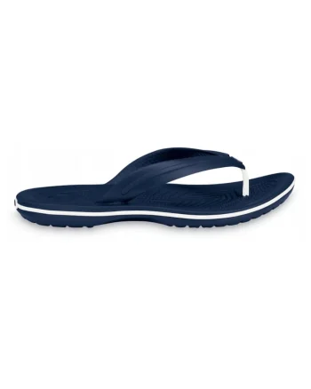 Slapi barbati, ™ Crocband Flip, Material sintetic, Albastru inchis,