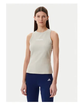Tricou dama,  Bej, croiala slim fit, bumbac elastic,