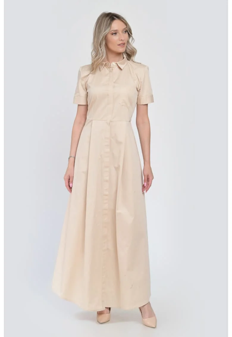 Rochie lunga de vara NUOVO bumbac crem